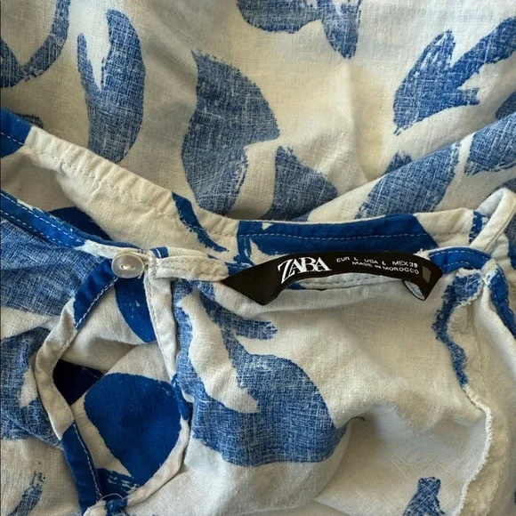 Zara Light Blue Relaxed Fit Jeans - Picture 10 of 11